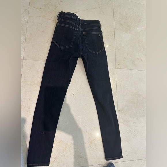 Rag and Bone Cate Mid-Rise Ankle Skinny Jeans in Carmen (Dark Wash) - Picture 5 of 5